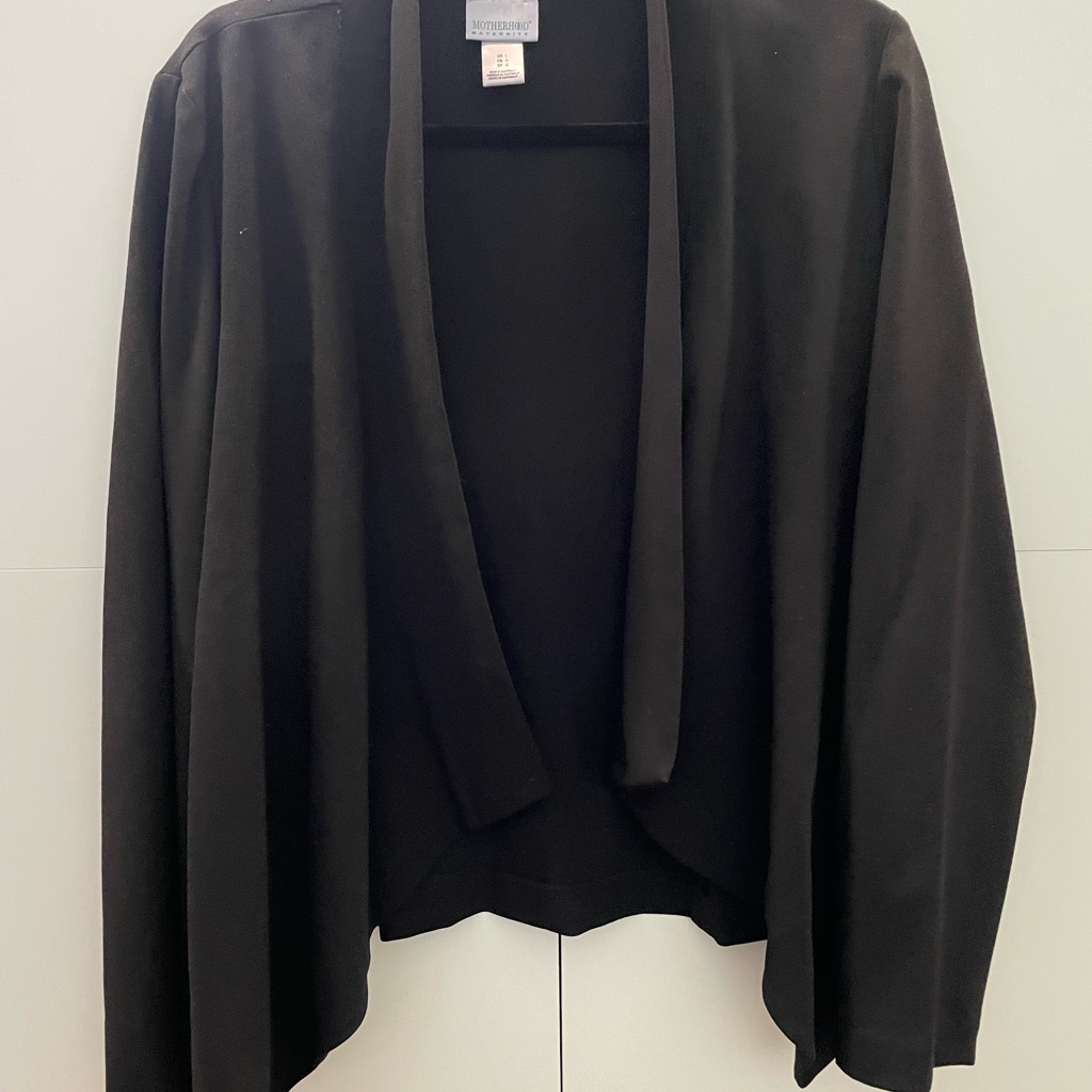 Maternity Drape Front Jacket
